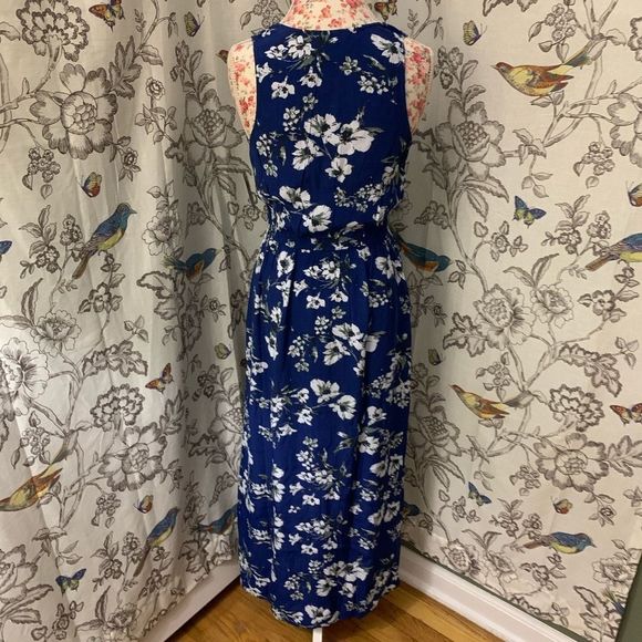 Lucky Brand Sleeveless Tie Waist Maxi Dress - Picture 9 of 16